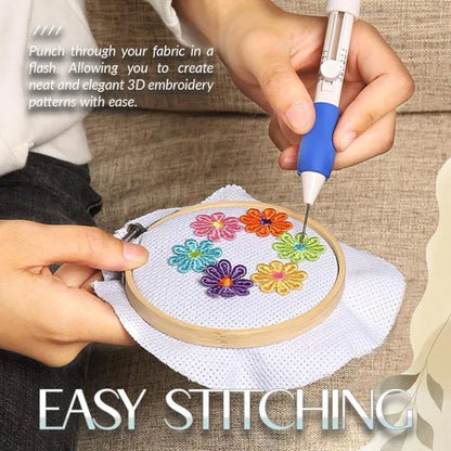 Complete Embroidery Kit for Clothes & Decor | All-in-One Kit